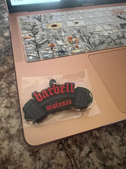 Limited Edition Barbell Keychain