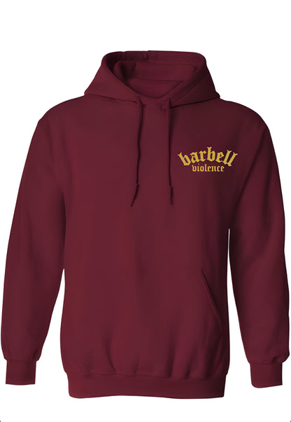 Maroon sweater w/Gold Logo