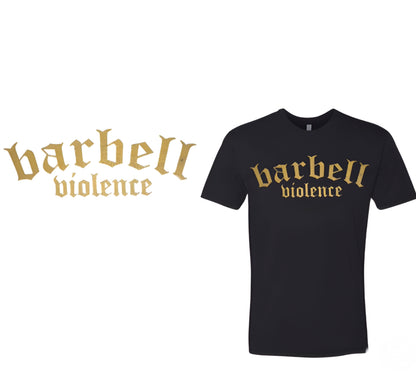 Barbell Violence T-Shirt Vintage Print