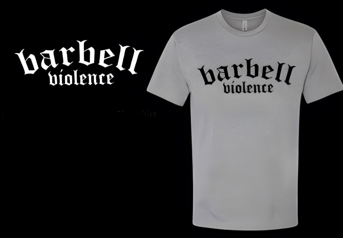 Barbell Violence T-Shirt Vintage Print